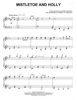 page one of Mistletoe And Holly (Piano Solo)