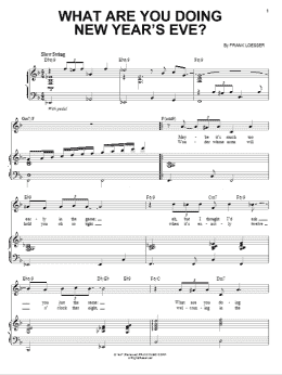 page one of What Are You Doing New Year's Eve? (Piano & Vocal)