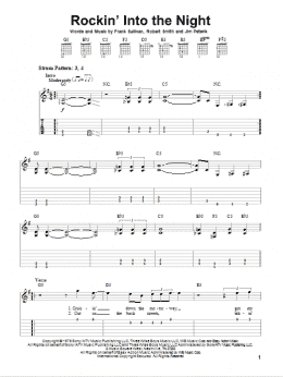 page one of Rockin' Into The Night (Easy Guitar Tab)