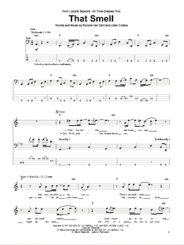 page one of That Smell (Bass Guitar Tab)