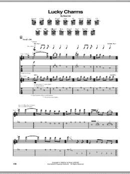 page one of Lucky Charms (Guitar Tab)