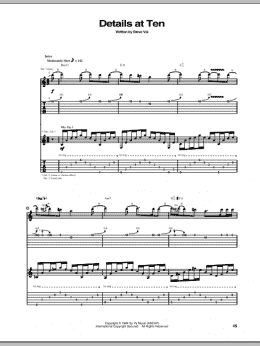 page one of Details At Ten (Guitar Tab)