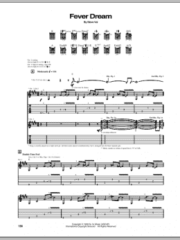 page one of Fever Dream (Guitar Tab)