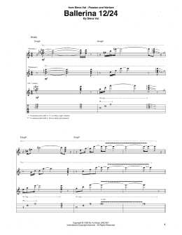 page one of Ballerina 12/24 (Guitar Tab)