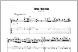 page one of The Riddle (Guitar Tab)