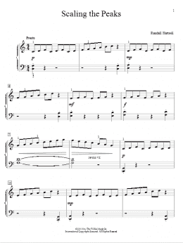 page one of Scaling The Peaks (Educational Piano)