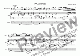 page one of Suite for Trumpet & Organ #3 'Voluntary'.
