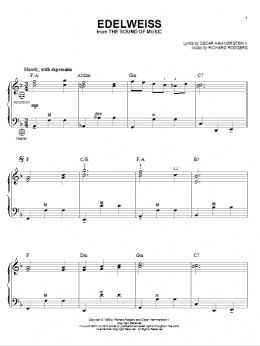page one of Edelweiss (Accordion)