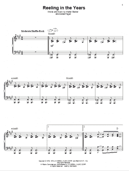 page one of Reeling In The Years (Piano & Vocal)