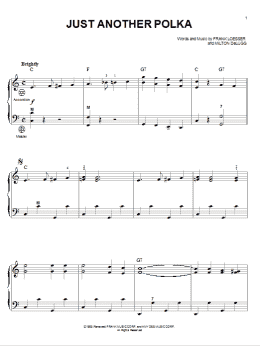 page one of Just Another Polka (Accordion)
