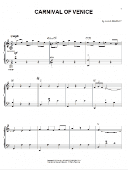 page one of Carnival Of Venice (Accordion)