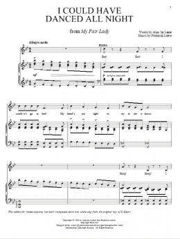page one of I Could Have Danced All Night (Piano & Vocal)