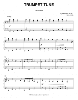 page one of Trumpet Tune (Piano Duet)
