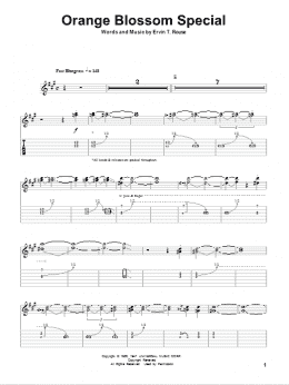 page one of Orange Blossom Special (Guitar Tab (Single Guitar))