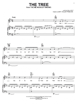 page one of The Tree (Piano, Vocal & Guitar Chords (Right-Hand Melody))