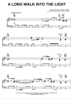 page one of A Long Walk Into The Light (Piano, Vocal & Guitar Chords (Right-Hand Melody))