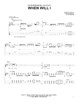 page one of When Will I (Guitar Tab)