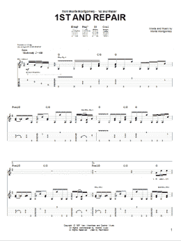 page one of 1st And Repair (Guitar Tab)