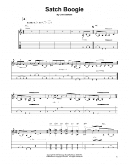 page one of Satch Boogie (Guitar Tab (Single Guitar))