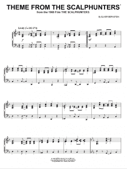 page one of Theme from The Scalphunters (Piano Solo)