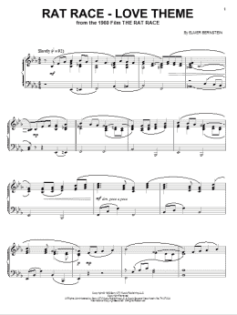 page one of Rat Race - Love Theme (Piano Solo)