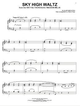 page one of Sky High Waltz (Piano Solo)
