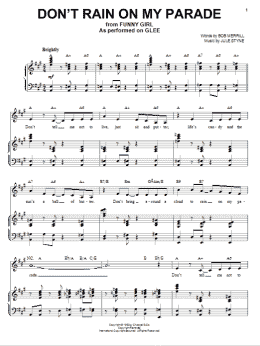 page one of Don't Rain On My Parade (Piano & Vocal)