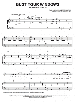 page one of Bust Your Windows (Piano & Vocal)