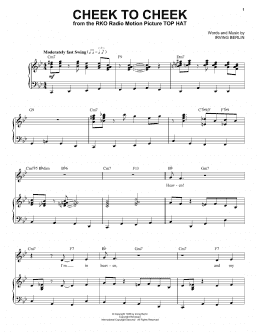 page one of Cheek To Cheek (Piano & Vocal)