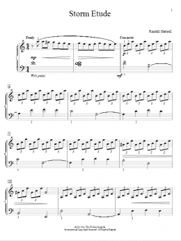 page one of Storm Etude (Educational Piano)