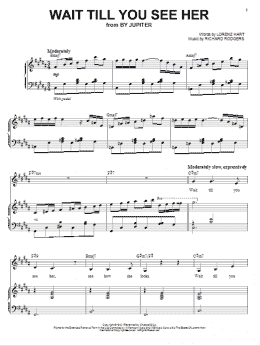 page one of Wait Till You See Her (Piano & Vocal)