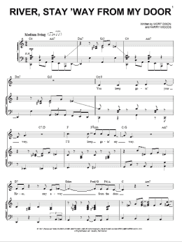 page one of River, Stay 'Way From My Door (Piano & Vocal)