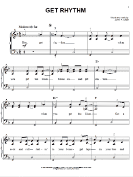 page one of Get Rhythm (Easy Piano)