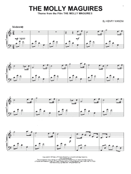 page one of The Molly Maguires (Piano Solo)