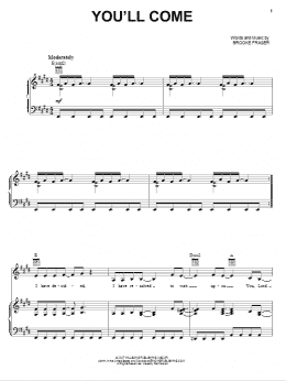 page one of You'll Come (Piano, Vocal & Guitar Chords (Right-Hand Melody))