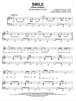 page one of Smile (Vocal Duet) (Piano & Vocal)