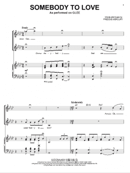 page one of Somebody To Love (Vocal Duet) (Piano & Vocal)