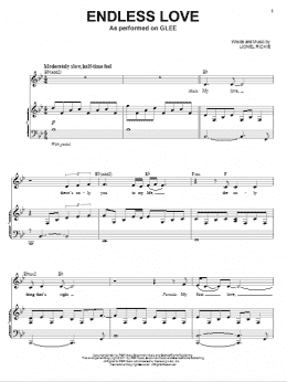 page one of Endless Love (Vocal Duet) (Piano & Vocal)