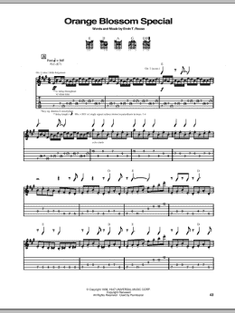 page one of Orange Blossom Special (Guitar Tab)