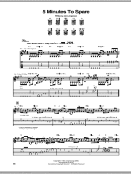 page one of 5 Minutes To Spare (Guitar Tab)