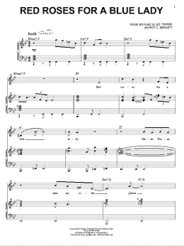 page one of Red Roses For A Blue Lady (Piano & Vocal)