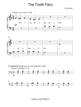 page one of The Tooth Fairy (Educational Piano)