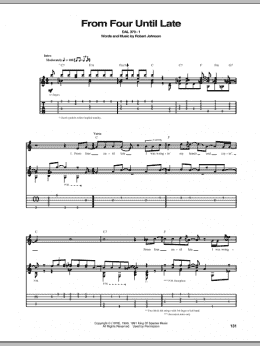 page one of From Four Until Late (Guitar Tab)
