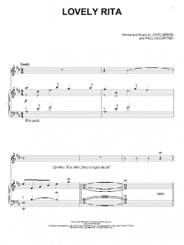 page one of Lovely Rita (Piano Solo)