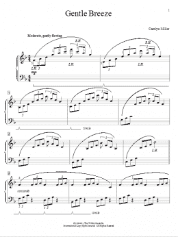 page one of Gentle Breeze (Educational Piano)