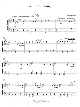 page one of A Little Swing (Educational Piano)