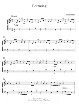 page one of Bouncing (Educational Piano)
