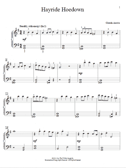 page one of Hayride Hoedown (Educational Piano)