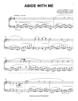 page one of Abide With Me [Classical version] (arr. Phillip Keveren) (Piano Solo)