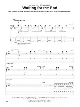 page one of Waiting For The End (Guitar Tab)
